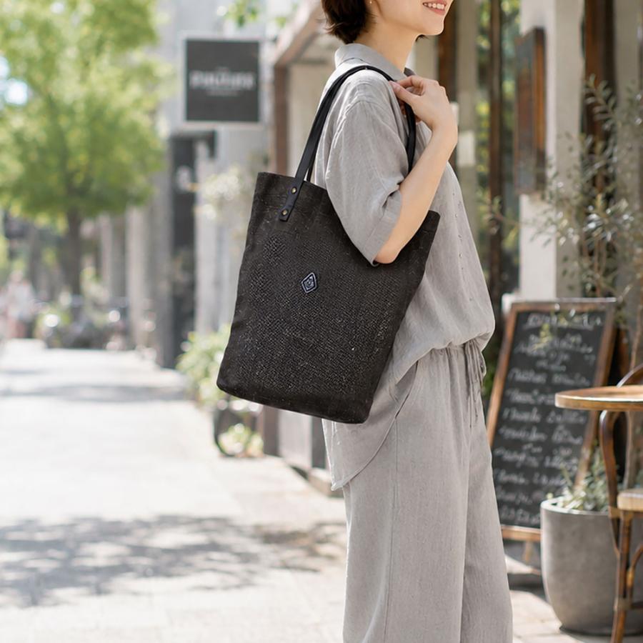 CLEDRAN（クレドラン） HAND&WOWK トートバッグ cotton jute tall tote