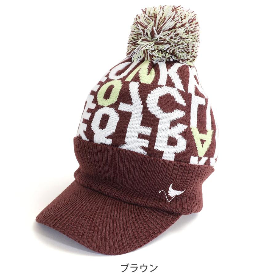 CLUNK（クランク） ゴルフ GOLF cl5swa05 ツバ付きニットキャップ 帽子