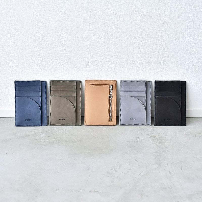 ポイント10% クルニー CRONY.  財布 マルチウォレット カードケース Tatum Multi Wallet cr-00016 カジュアル 正規品 プレゼント レザー ヌバックレザー CRONY. クルニー 財布 マルチウォレット カードケース Tatum Multi