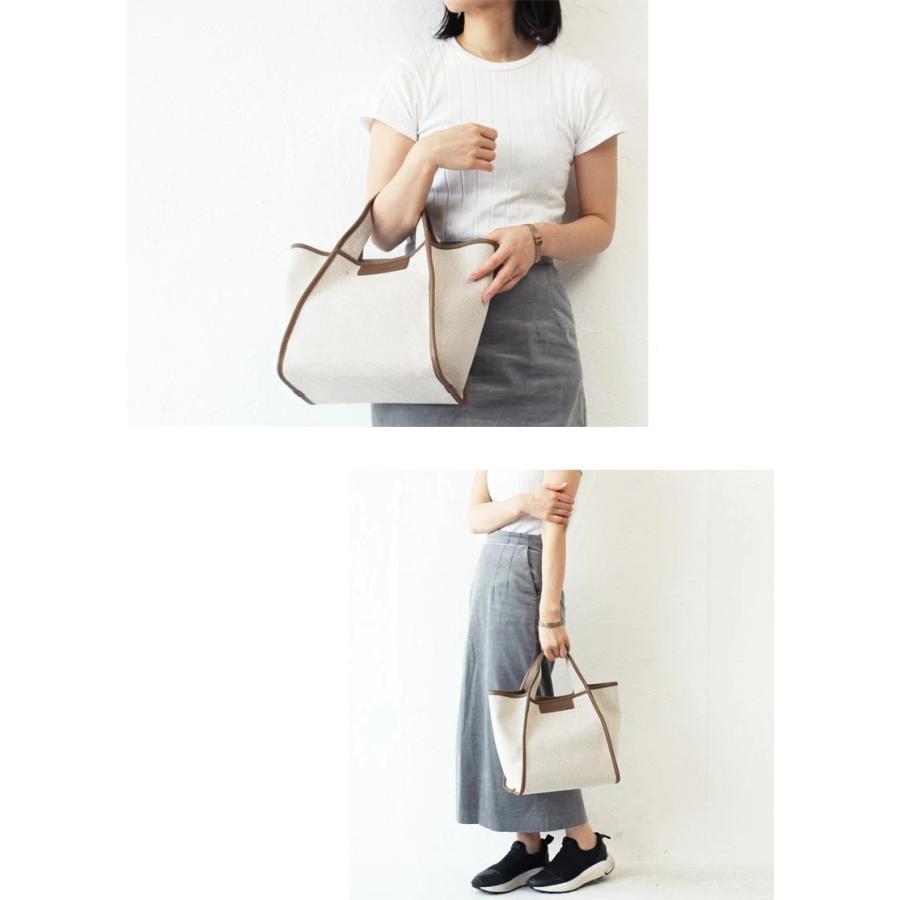 FEEL AND TASTE トートバッグ　LINES mini グレー FEEL AND TASTE フィールアンドテイスト バッグ LINES marche