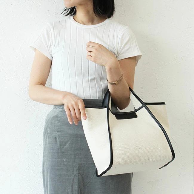 FEEL AND TASTE トートバッグ LINES marche mini 別注】＜FEEL AND TASTE＞ LINES marche mini