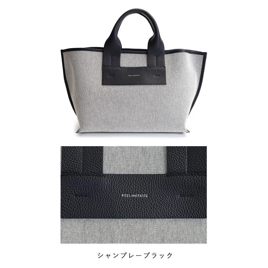 フィールアンドテイスト トートバッグ Ells middle canvas F151D504 F151D508 F151D509 FEEL AND TASTE A4対応 通勤 lyp6 akz006の画像