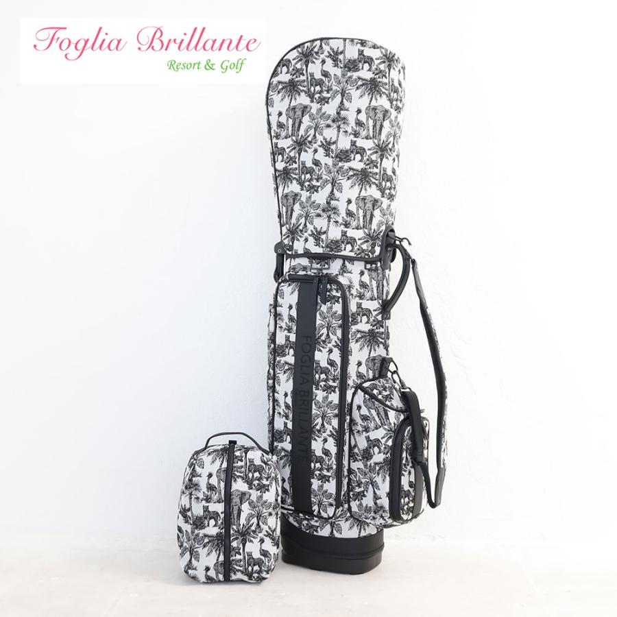 ポイント10% フォーリアブリランテ キャディバッグ  シューズケース付 fbco-cad1 Foglia Brillante ゴルフ キャディバッグ 人気 大容量 ゴルフバッグ 軽量 fbco-cad1 フォーリアブリランテ キャディバッグ メンズ レディース スタンド