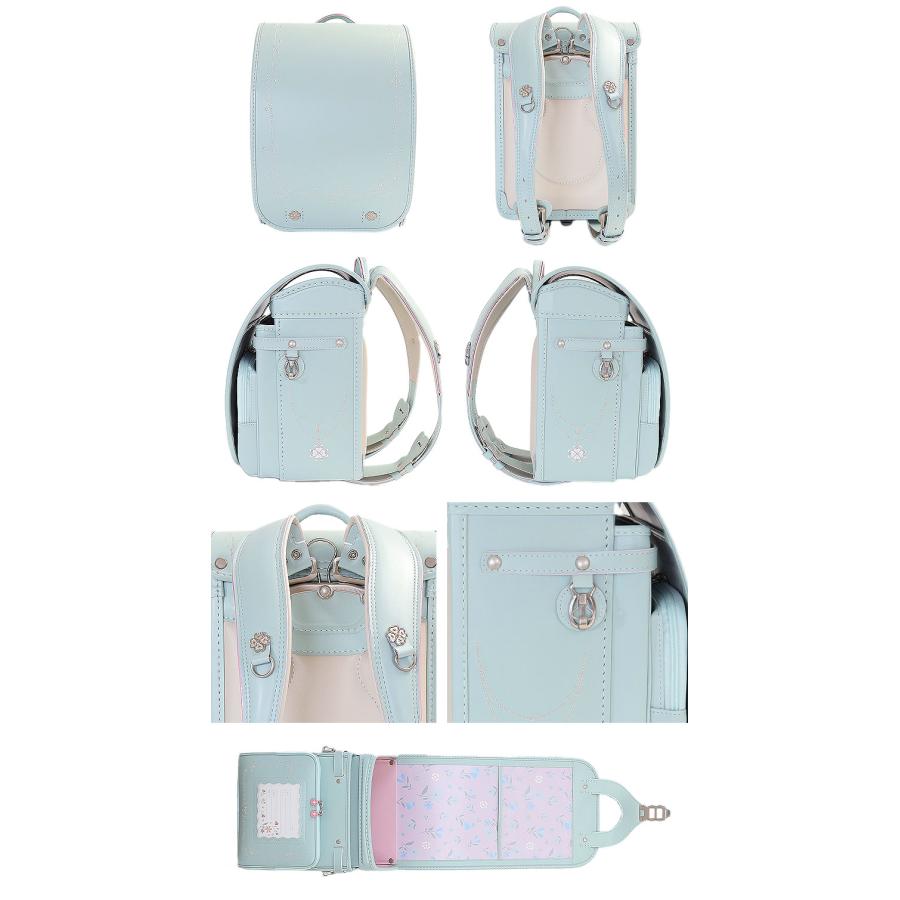 【20%OFFセール】 榮伸 ナチュラル クローバー ランドセル FE-4014 KIDS 女の子 A4フラットファイル対応 正規 2025年 小学生 おんなのこ 2027年入学の画像