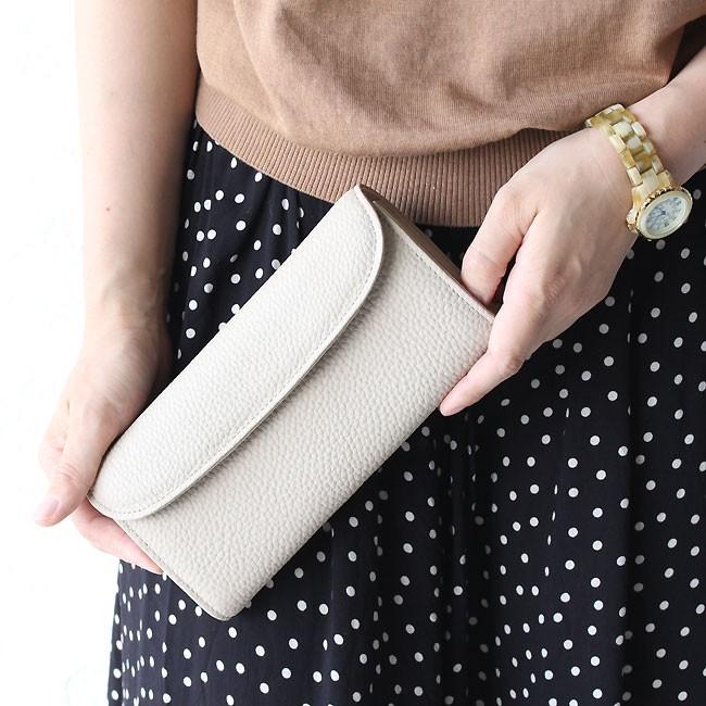 StitchandSew（ステッチアンドソー） 長財布 カウレザー フラップ