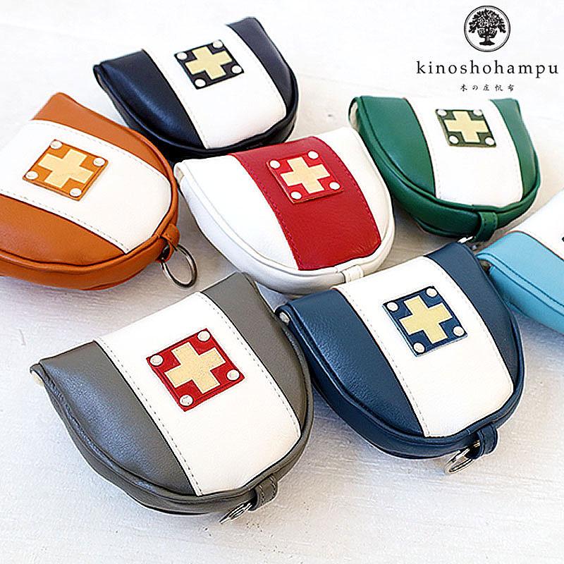 木の庄帆布 総革 パターカバー マレット用 Neo Mallet Putter Cover KHG-NMP01M 【新品】SAAR PT用 マレットタイプ パター用 ヘッドカバー ゴルフ用品 本革 JUN1 未使用品】パターカバー 本革 木の庄帆布 マレット型対応 木の庄帆布