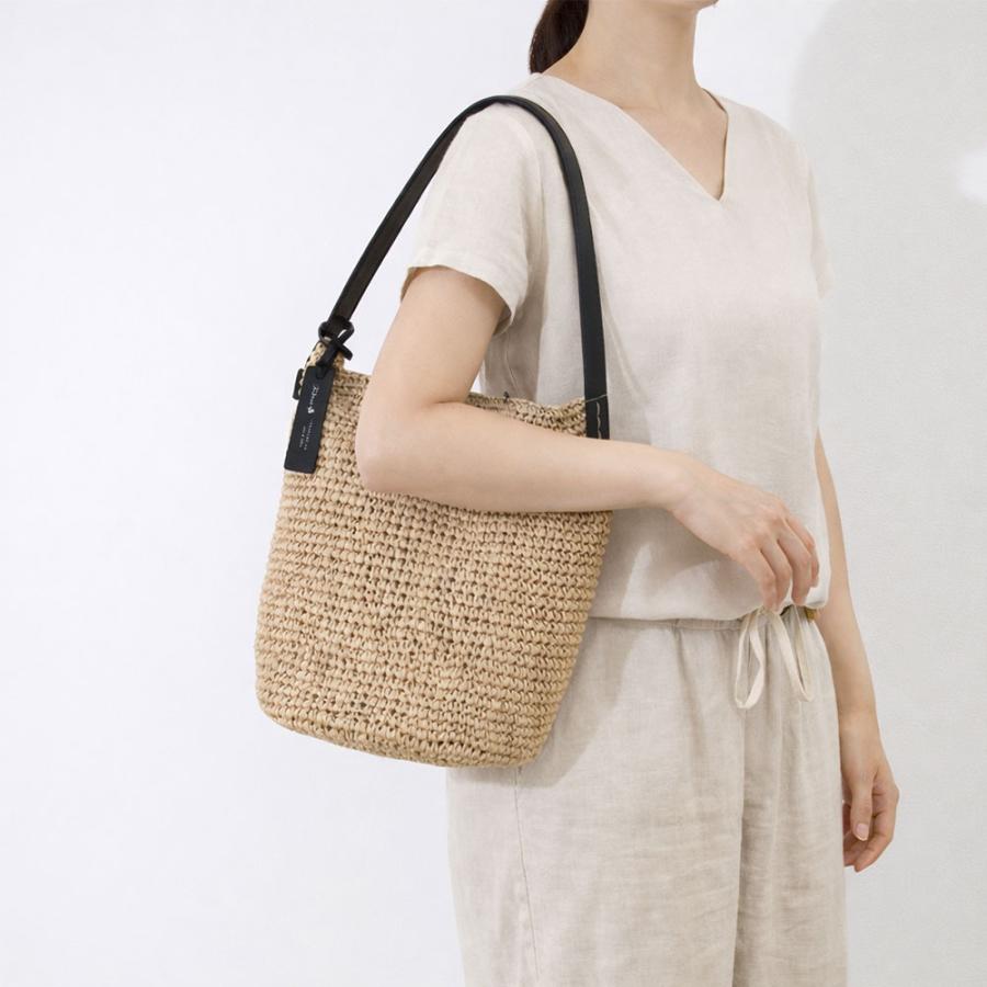 Folna FOLNA フォルナ ラフィア トートバッグ かごバッグ k765023