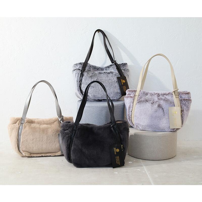 Folna フォルナ k904060 エアリー トート トートバッグ もこもこ