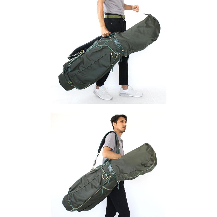 【未使用】考英舎　KOEISHAハンドメイド高密度ツイルナイロンキャディバッグ 高密度ツイルナイロンキャディバッグ｜株式会社 考英舎