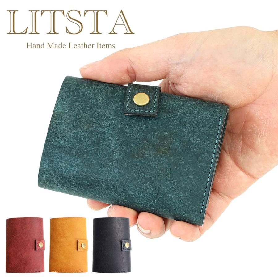 ポイント10% LITSTA リティスタ プエブロ　MitsuOri Wallet 三つ折り コンパクト 財布 ウォレット ケース 豚革 正規品 litsta-mitsu 新生活 社会人 LITSTA（リティスタ） プエブロ MitsuOri Wallet 三つ折り コンパクト