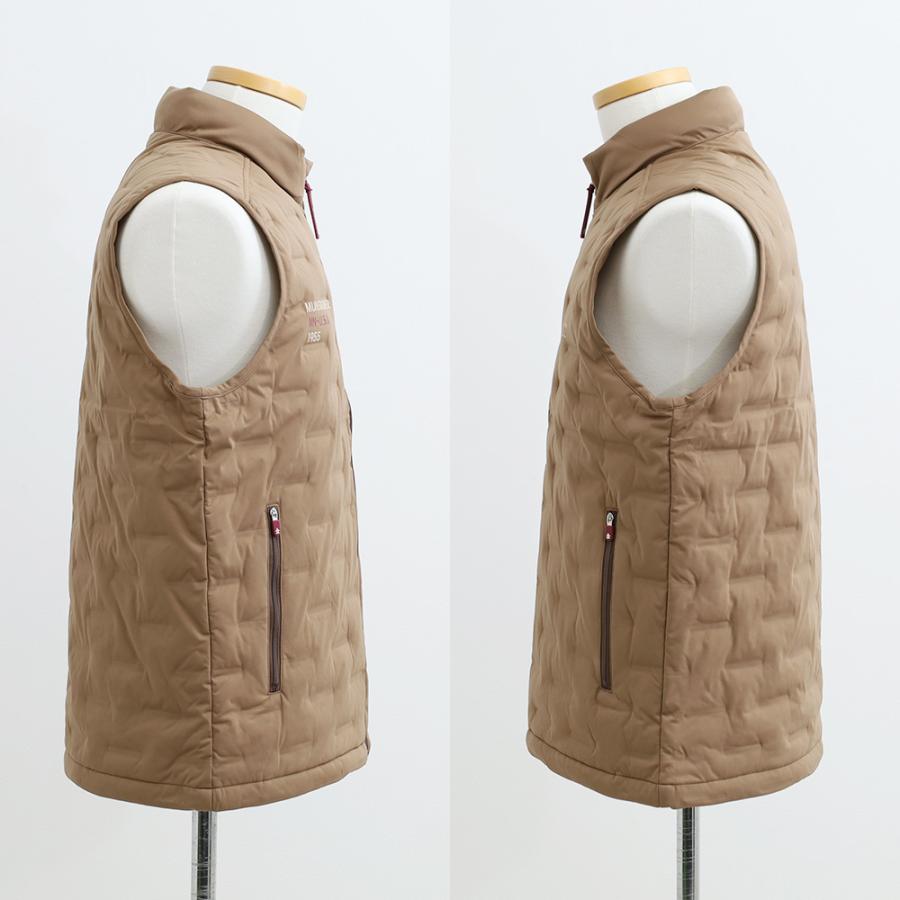マンシングウェア ニットベスト ベージュ LL ゴルフウエア Munsingwear（マンシングウェア） 15%OFF セール メンズ ベスト ゴルフ