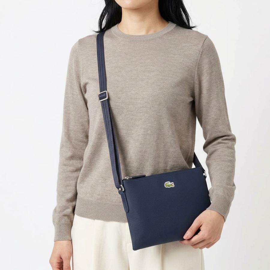 LACOSTE（ラコステ） ショルダーバッグ FLAT CROSSOVER BAG nf1887pm