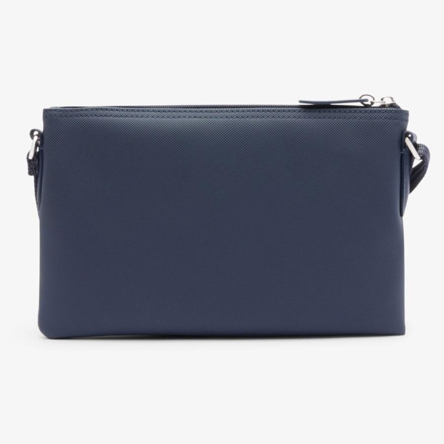 【未使用】ラコステ　ショルダーバッグ　ネイビー LACOSTE（ラコステ） ショルダーバッグ FLAT CROSSOVER BAG nf1887pm