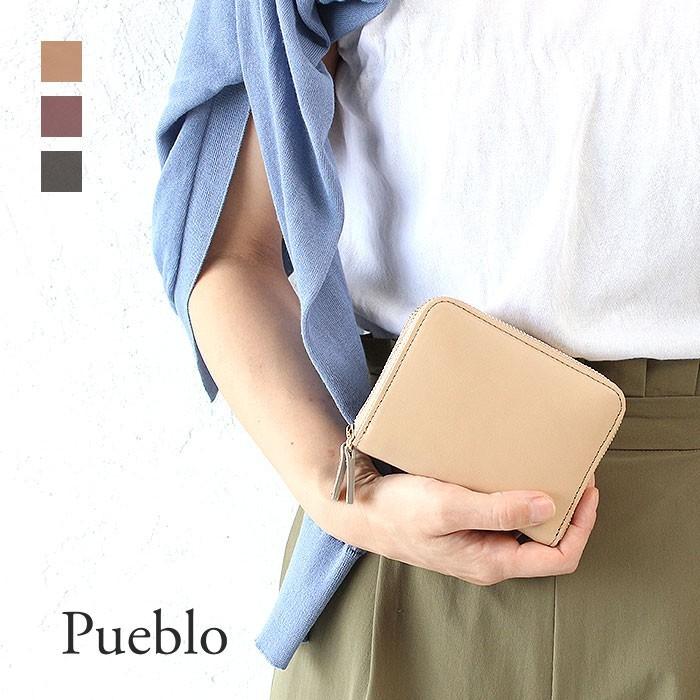プエブロ 二つ折り財布 レディース ブランド ダブル ラウンドファスナー 2室 Pueblo Oliver 日本製 おしゃれ 大人 本革 東西南北屋 通販 Paypayモール