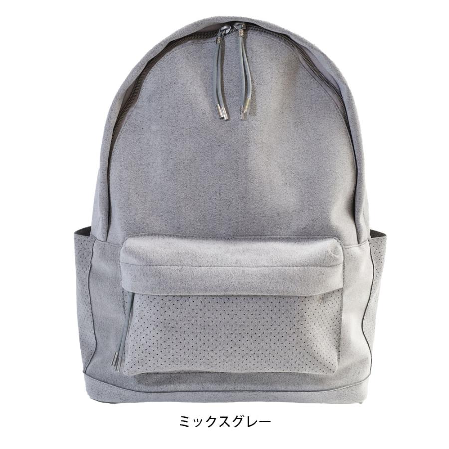 超軽量 洗える ウルトラスエード リュックサック MNNG 洗濯可 Rucksack Large RS2-US 通勤 レザー調 デイパック Lサイズ  正規品 もののぐ mononogu A4の画像