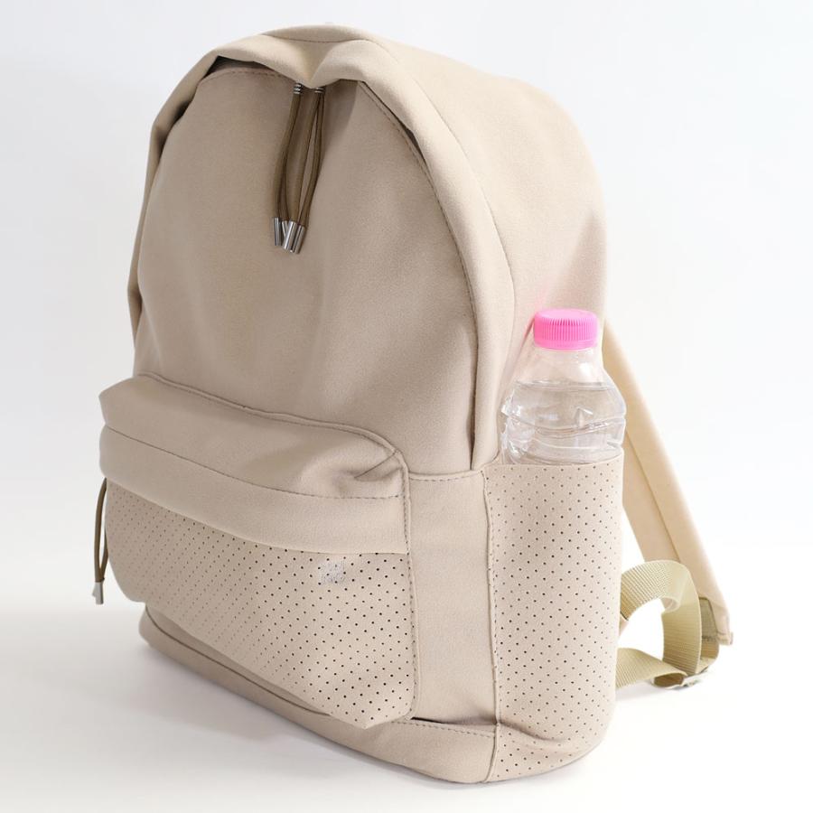 超軽量 洗える ウルトラスエード リュックサック MNNG 洗濯可 Rucksack Midium RS4-US 通勤 レザー調 デイパック Mサイズ  正規品 もののぐ mononogu A4の画像