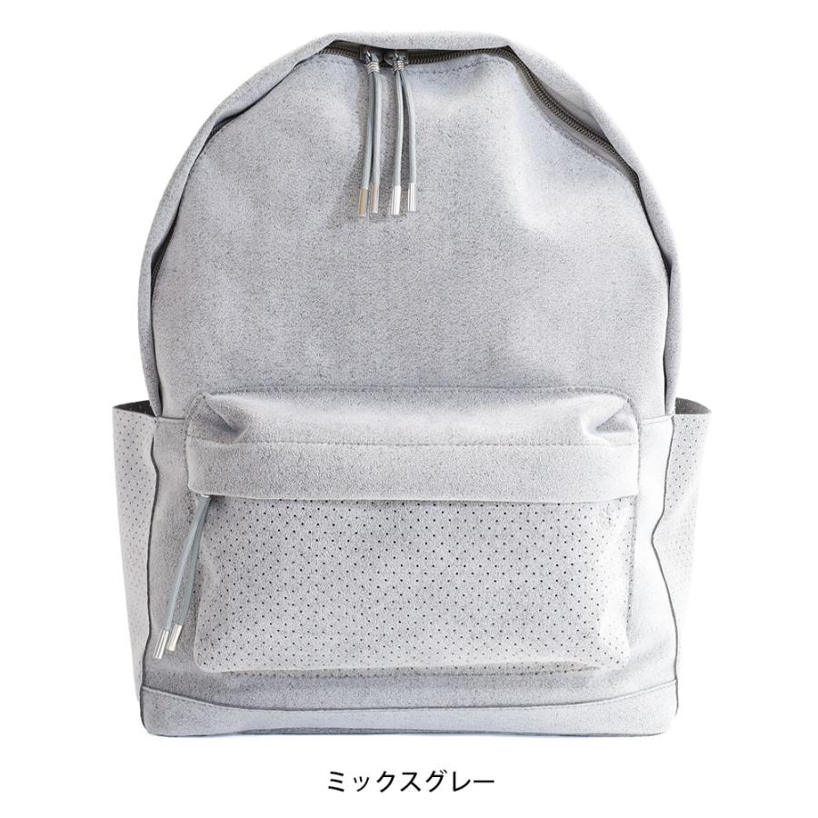 超軽量 洗える ウルトラスエード リュックサック MNNG 洗濯可 Rucksack Midium RS4-US 通勤 レザー調 デイパック Mサイズ  正規品 もののぐ mononogu A4の画像