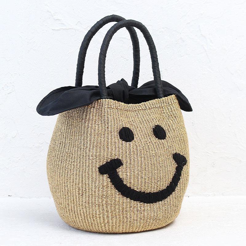 a-jolie（アジョリー） バッグ かごバッグ メタリックスマイルカゴ