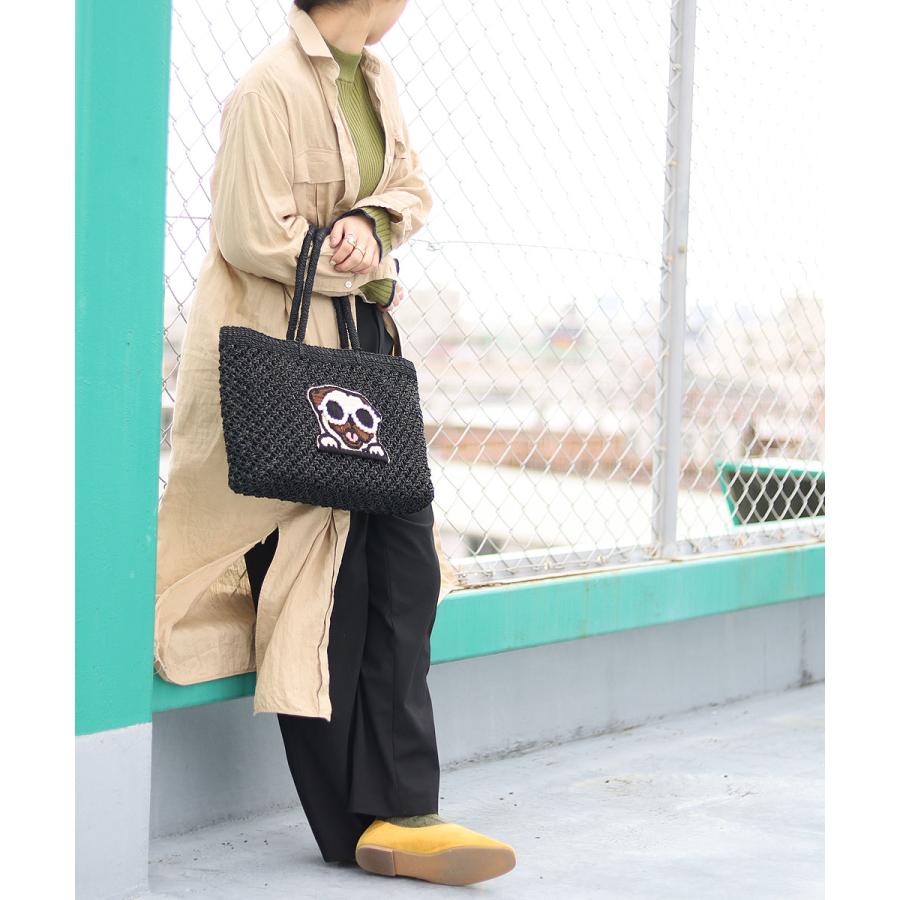 a-jolie（アジョリー） カゴバッグ アニマル サングラス ドッグ パンダ