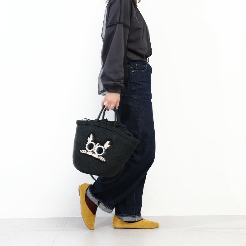 a-jolie アジョリー ラフィアかごバッグ カゴバッグ アニマル