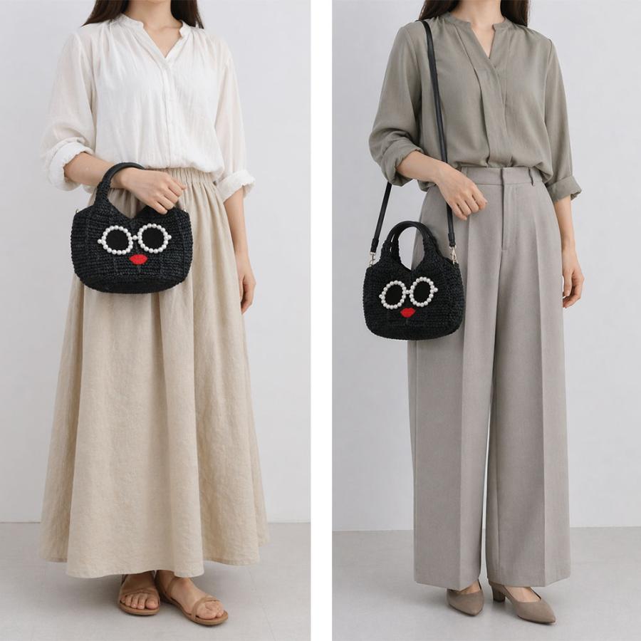 a-jolie（アジョリー） カゴバッグ 手持ちバッグ 2WAY sim26-ss09