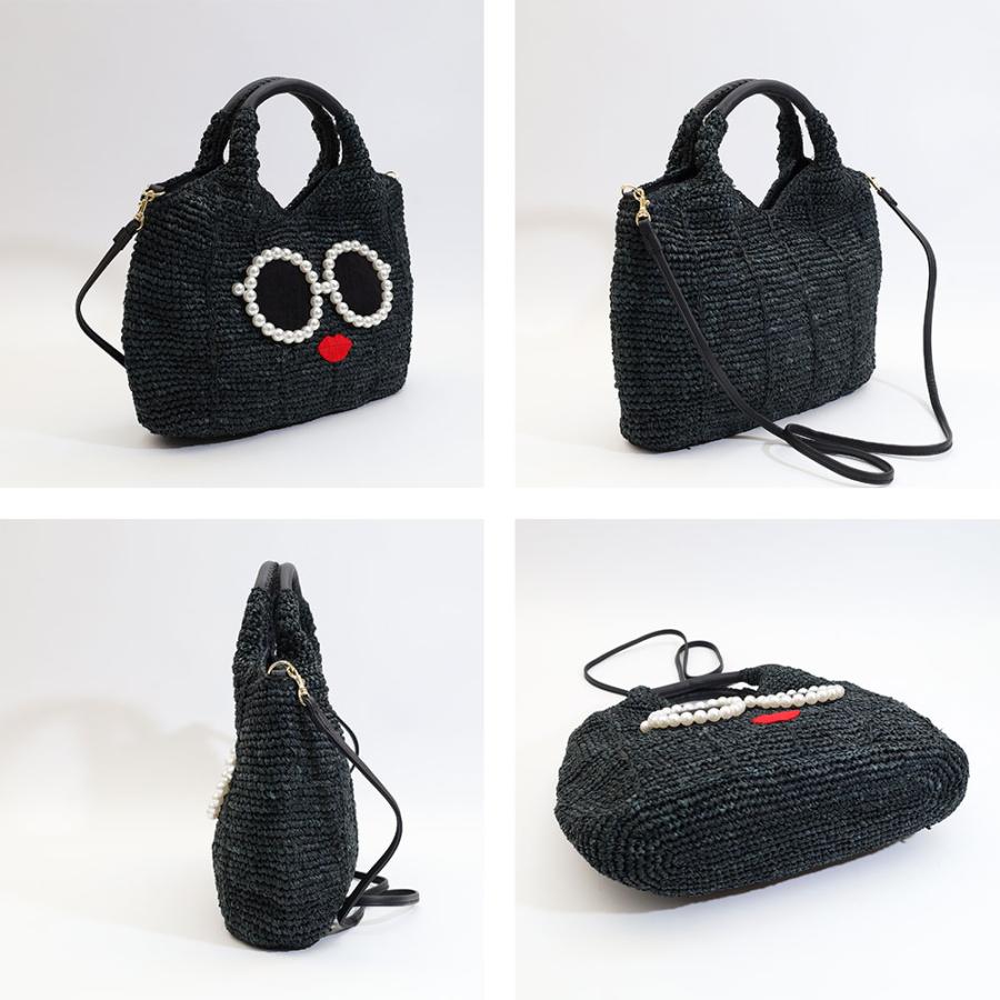 a-jolie アジョリー カゴバッグ 手持ちバッグ 2WAY sim26-ss10 ハンドバッグ ショルダーバッグ 肩掛け 斜め掛け レディース おしゃれ かわいい かごバッグの画像