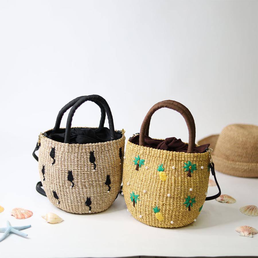 a-jolie アジョリー カゴバッグ 手持ちバッグ 2WAY sim26-ss11 ハンドバッグ ショルダーバッグ 肩掛け 斜め掛け おしゃれ かわいい レディース かごバッグの画像