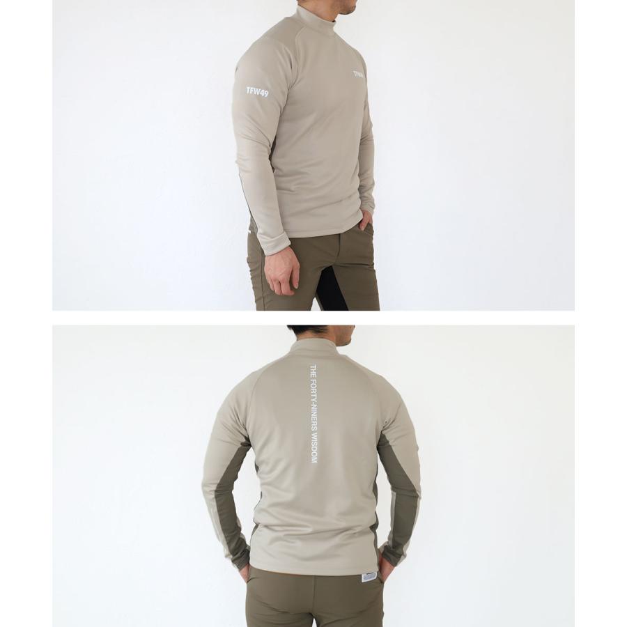 TFW49 SIDE MESH MOCKNECK LONG SLEEVE ロングスリーブモック