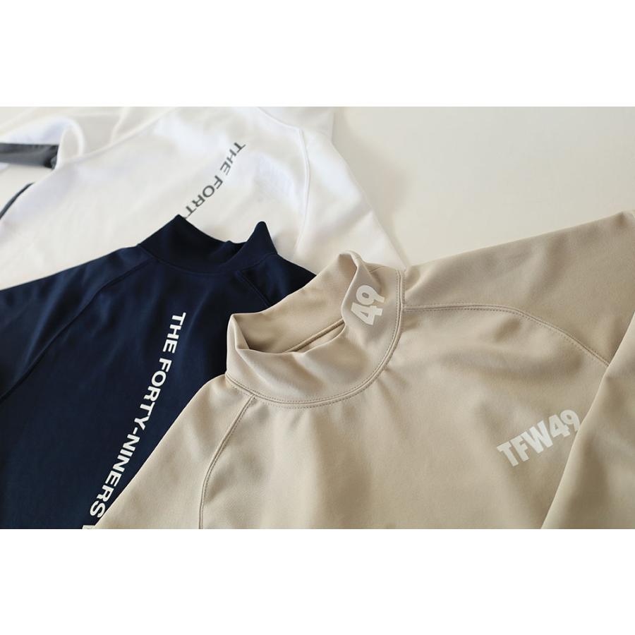メンズウェア TFW49 MOCKNECK LONG SLEEVE SIDE MESH TFW49 SIDE MESH MOCKNECK LONG SLEEVE ロングスリーブモック