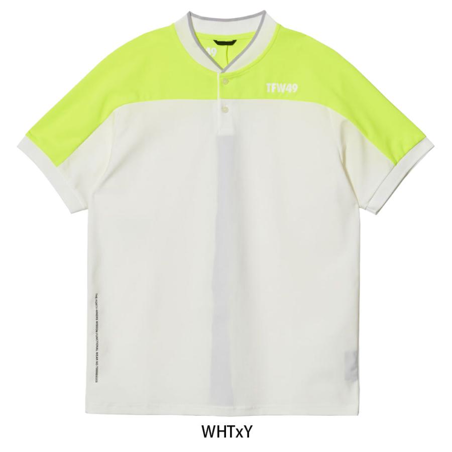 V12 TFW49 SIDE MESH COLLARLESS POLO ポロシャツ 半袖 トップス
