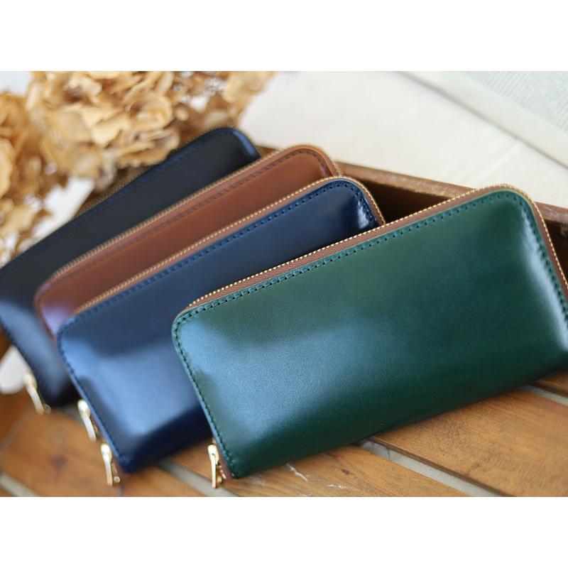 TIDEWAY タイドウェイTIDEWAY OIL CORDOVAN LONG WALLET オイル
