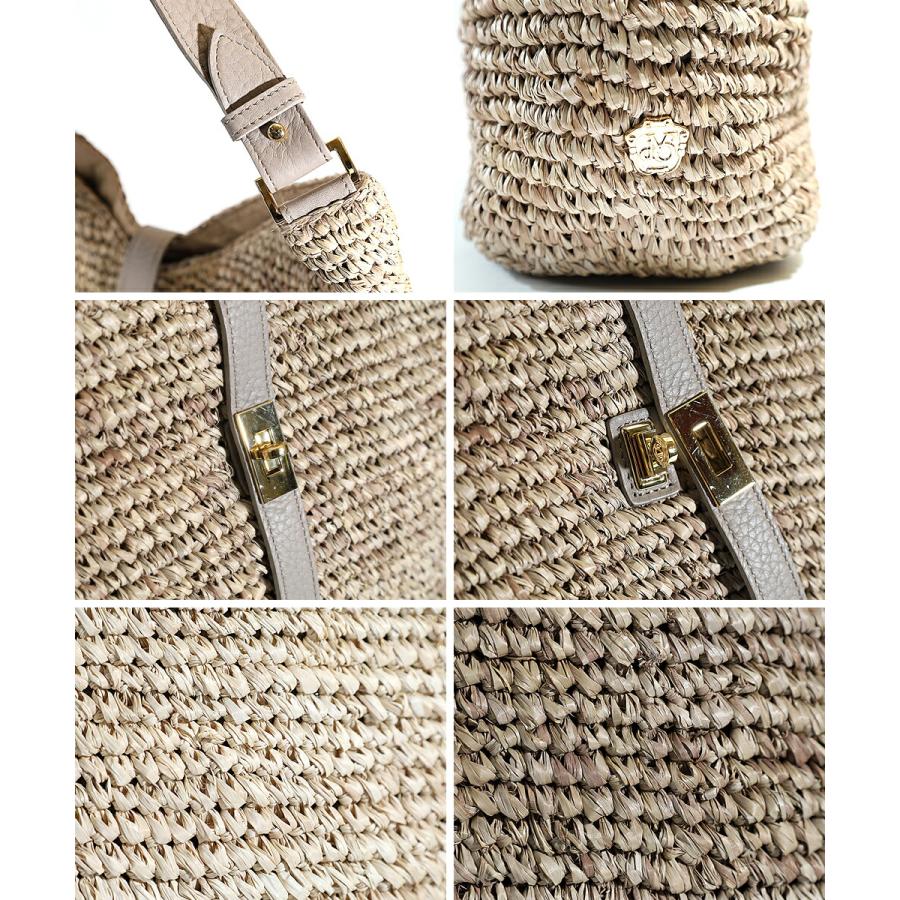 ヴィオラドーロ かごバッグ SANDORO サンドロ V-8698 美品 VIOLAd'ORO ヴィオラドーロ カゴバッグ SANDRO サンドロ V-8698