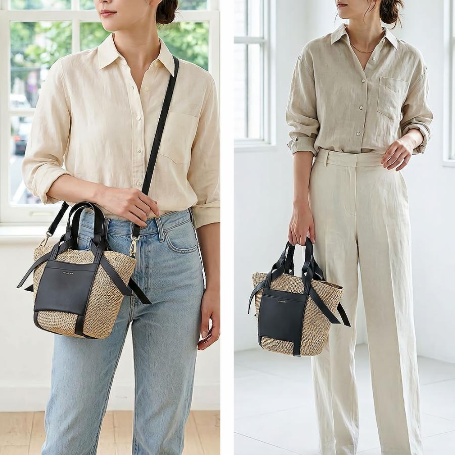 【美品】WITH A WHITE ミカド　オフショルダーボレロ　10号 MZ Wallace Chalk White Liquid Sutton Deluxe Small Crossbody