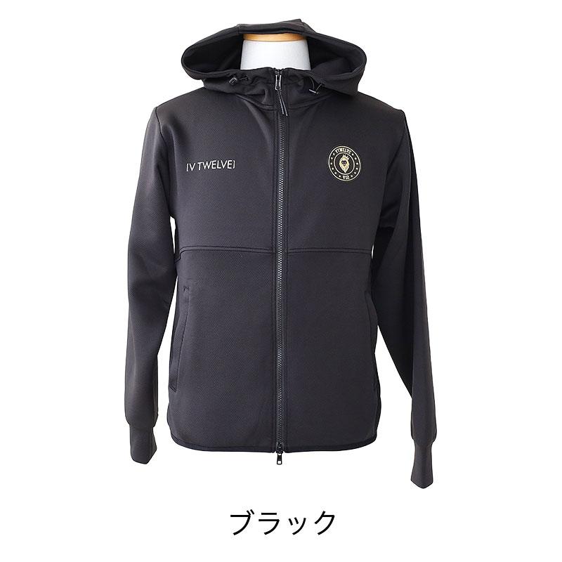 ヴィトゥエルブ V12 ゴルフ GAME JKT ジップ パーカー トップス ゴルフウェア ロゴ入り 男性  v122320-sw13 lyp3v line3｜touzaiyamakaban｜10