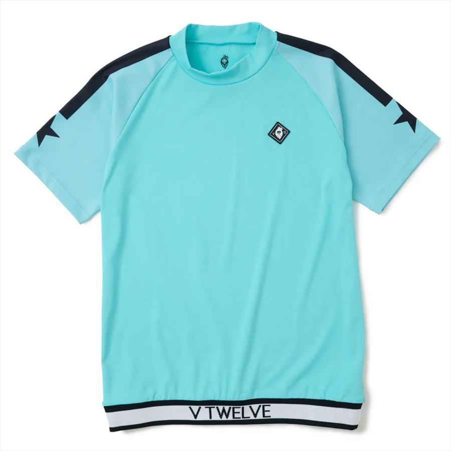 V12 ブィトゥエルブ モックネック v122410-mk01 半袖 Tシャツ