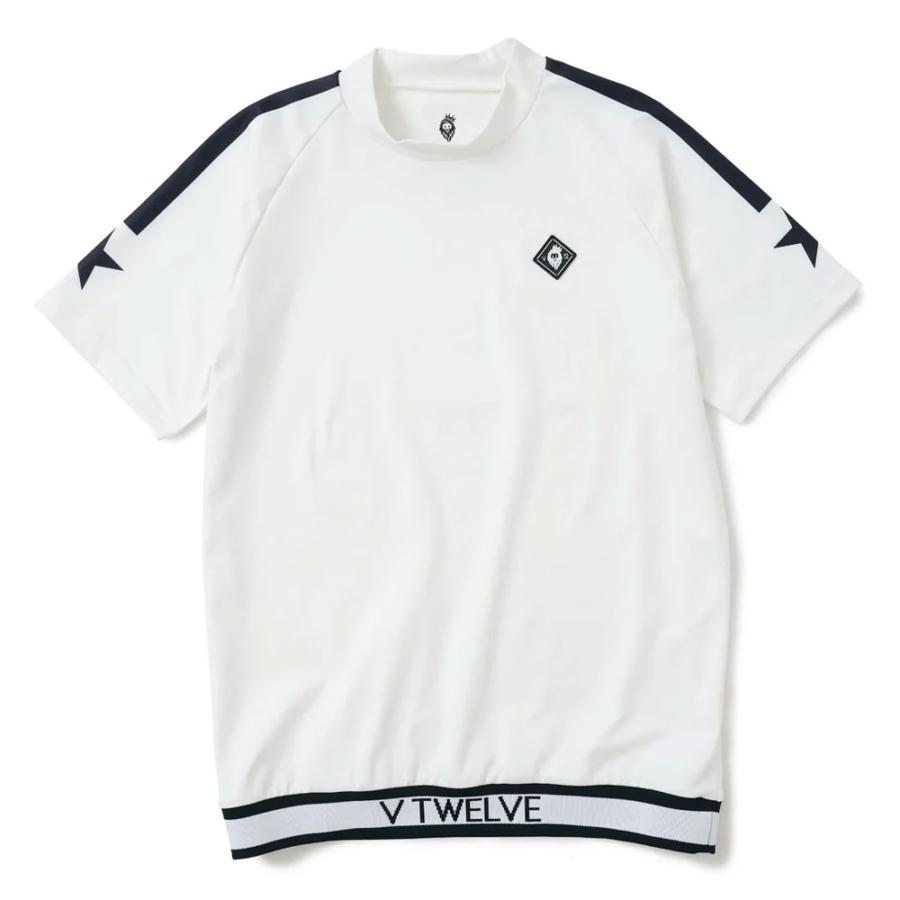 V12 ブィトゥエルブ モックネック v122410-mk01 半袖 Tシャツ