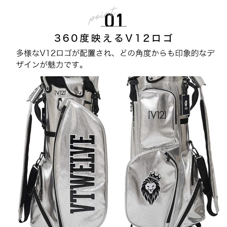 V12（ヴィ・トゥエルヴ） ヴィトゥエルブ PERFORATE CB キャディバッグ