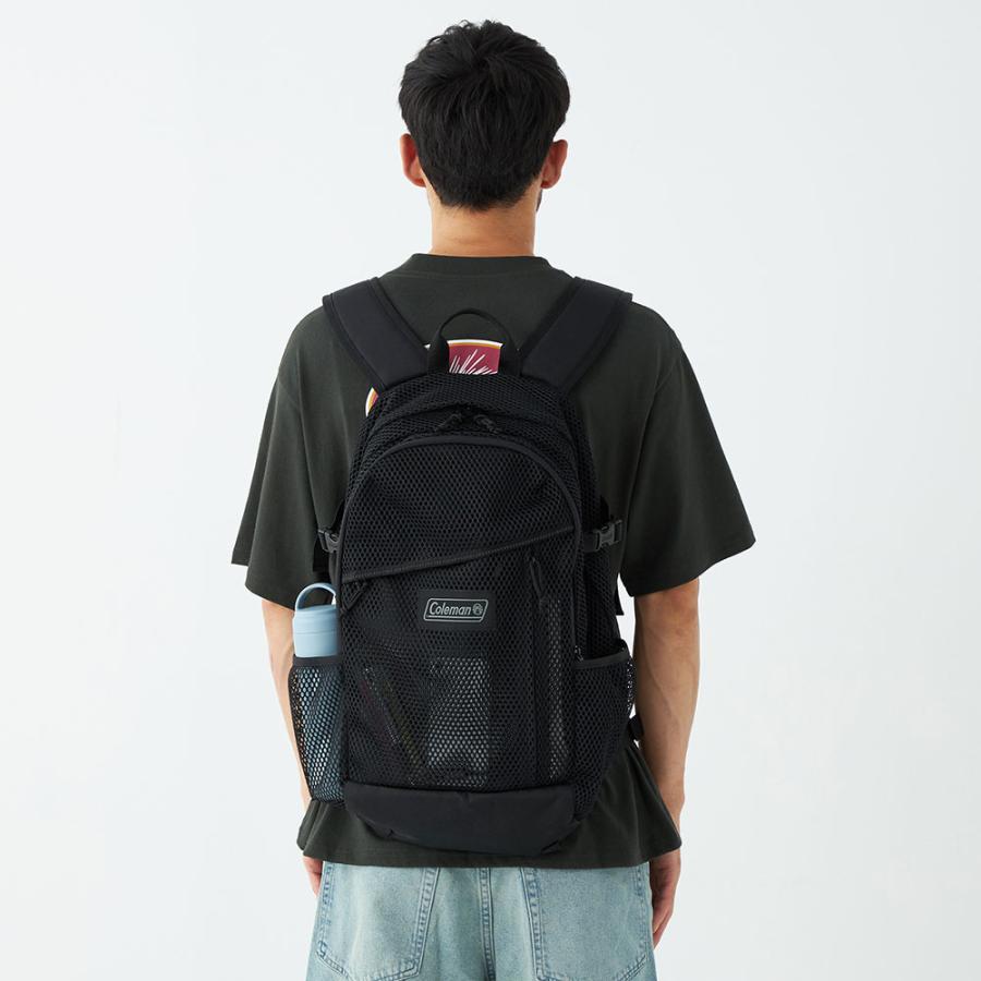 Coleman コールマン ウォーカー25 メッシュ リュック バックパック walker-25me レディース メンズ 25L A4 撥水 軽量 デイパック 通勤 通学 アウトドア 旅行