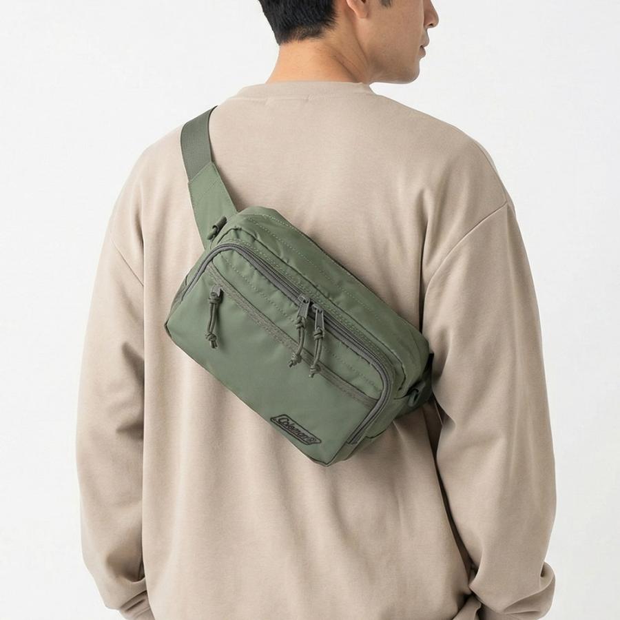 【新品タグ付】Coleman コールマン ウォーキングポーチ ショルダーバッグ Coleman（コールマン） ウエストポーチ ショルダーバッグ 2WAY 小さめ