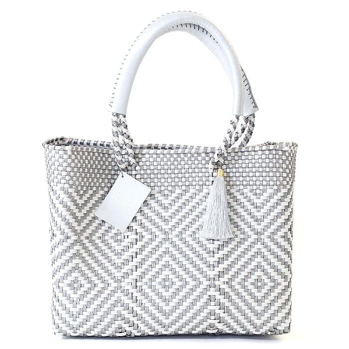 WOVEN ウーブン ウーヴン タッセル付き バスケットバッグ