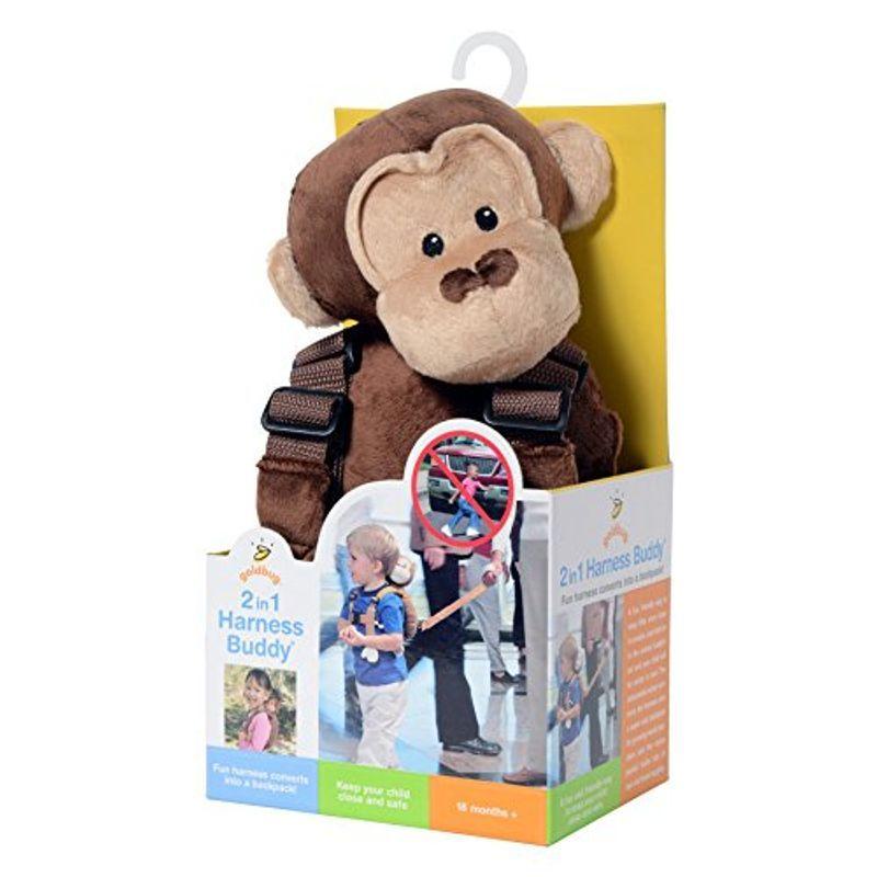 goldbug Animal Harness Monkey 在庫一掃 23636 ポリエステル 迷子防止ぬいぐるみハーネス 71％以上節約 モンキー