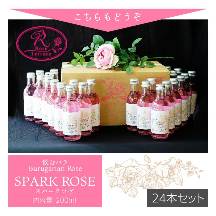 ブルガリアン スパークロゼ 200ml × 24本 【1ケース】 ｜飲むバラ