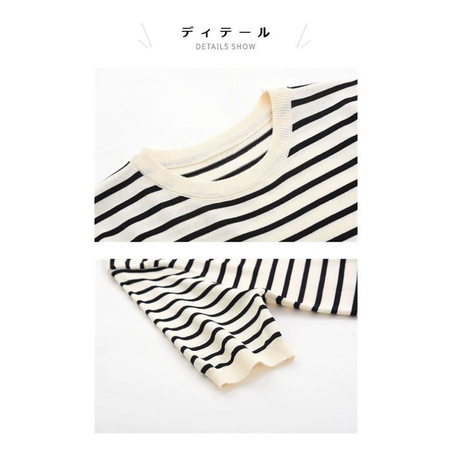 ボーダーワンピース 半袖 夏 レディース Tシャツワンピース