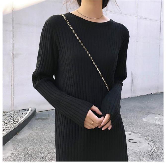 春 夏 ニットワンピ ロング レディース ロングワンピ ニット
