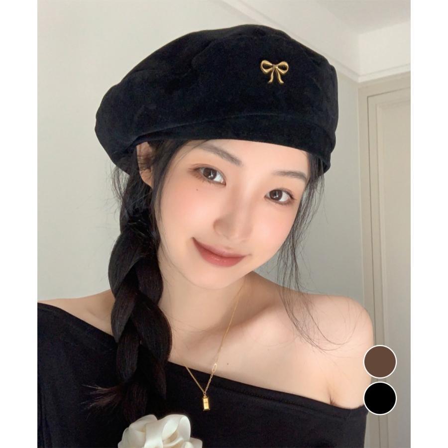 ベレー帽 レディース帽子 合金飾りレトロ : 暮らしの生活館 - 通販