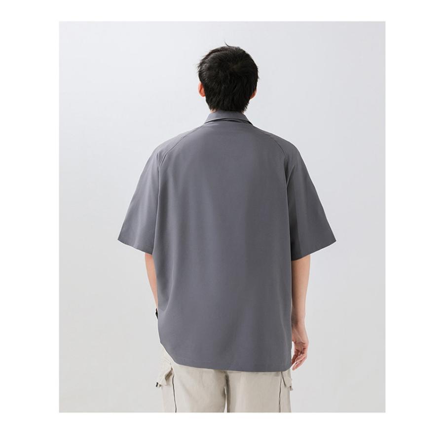 ポロシャツ メンズ 半袖 ゴルフウェア 接触冷感 軽量 無地 半袖