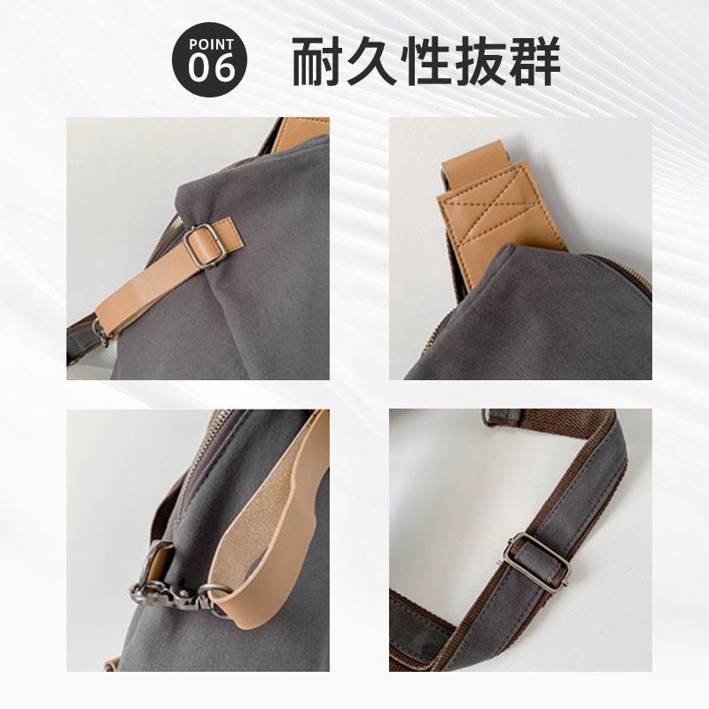 ボディバッグ メンズ レディース ショルダーバッグ ウエストバッグ 大容量 ミニリュック 肩掛けバッグ 多機能 通勤通学 斜めがけ カジュアル 旅行 | ブランド登録なし | 10