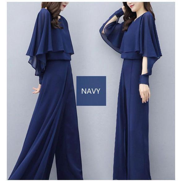 かっこいいパンツドレス 袖あり 黒 セパレート パーティードレス 結婚式 お呼ばれ ドレス 30代 40代 50代 黒ドレス セットアップ 大きいサイズ 3L 4L | ブランド登録なし | 16