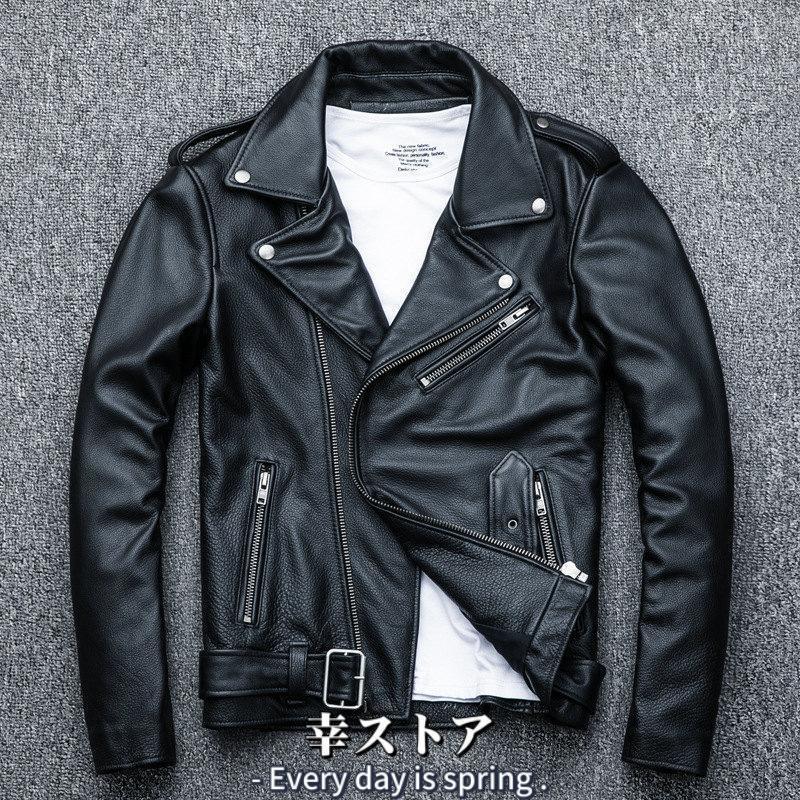 ライダースジャケット 本革 メンズ 牛革 レザージャケット 革ジャケット 革ジャン ジャケット ミリタリー アウター 防寒 防風 秋冬 トップス | ブランド登録なし | 05