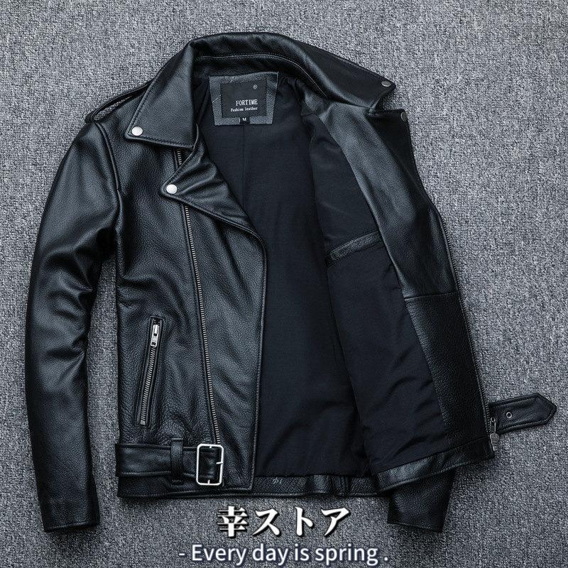ライダースジャケット 本革 メンズ 牛革 レザージャケット 革ジャケット 革ジャン ジャケット ミリタリー アウター 防寒 防風 秋冬 トップス | ブランド登録なし | 06